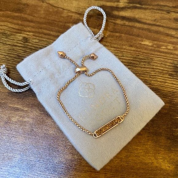 Kendra Scott Rose Gold Adjustable Bracelet - Picture 1 of 3